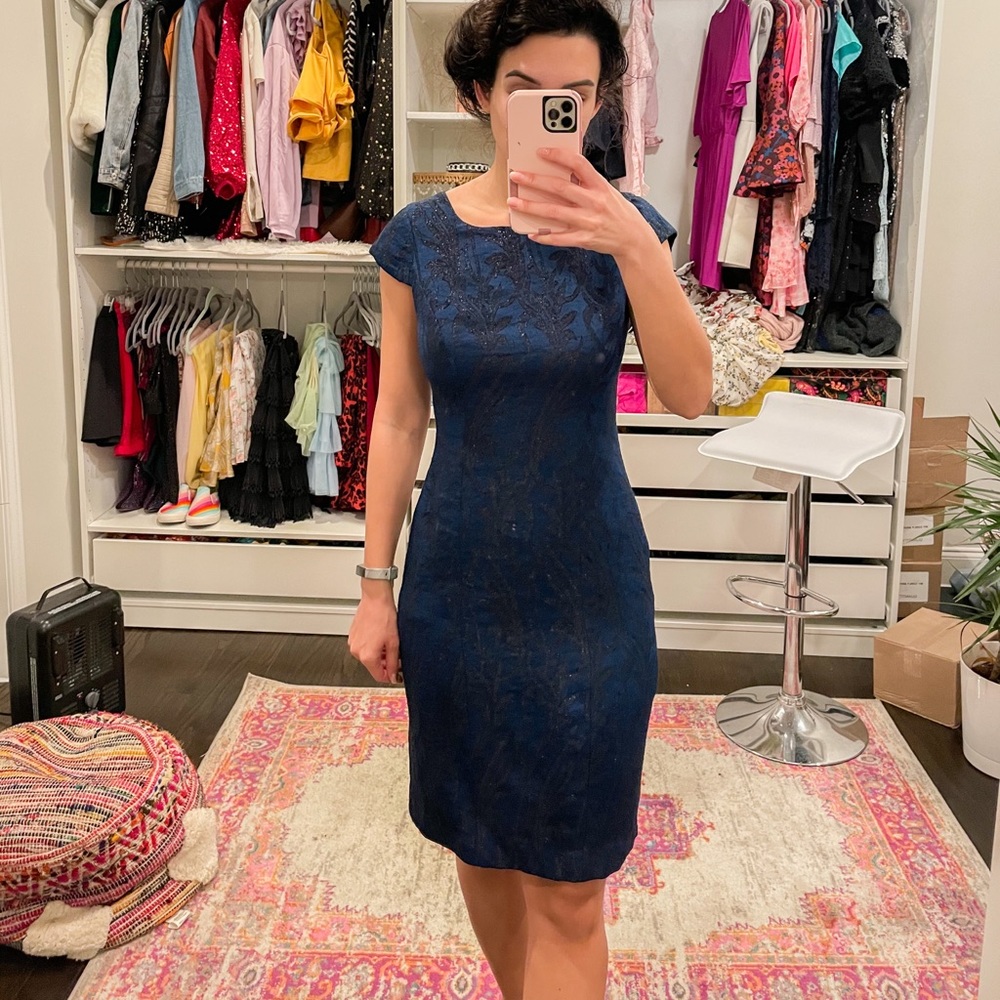 Blue dress with a little sparkle